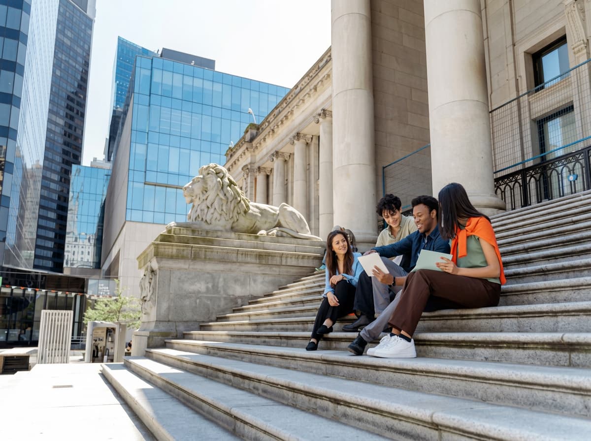 A student on a Canadian campus.