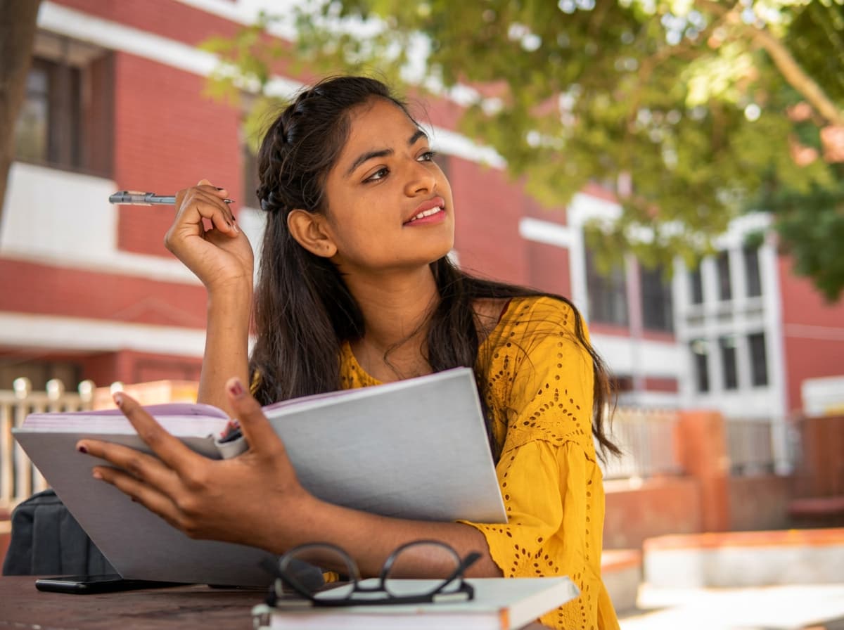 A student planning a UK university application profile.